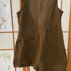 Vintage Olive Romper